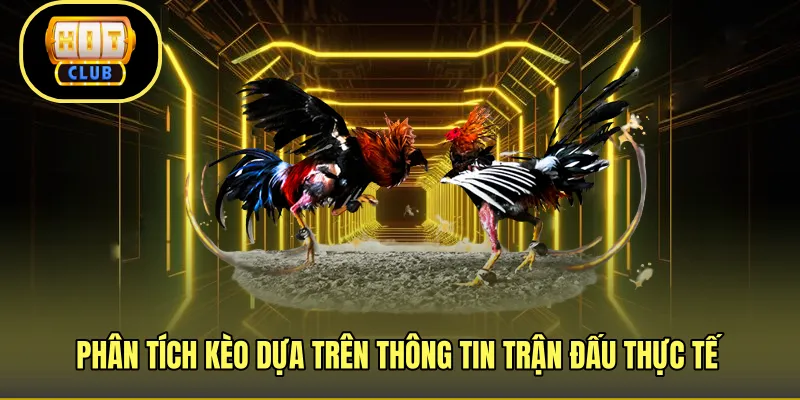 Phân tích kèo dựa trên thông tin trận đấu thực tế